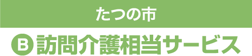 たつの市 B 訪問介護相当サービス